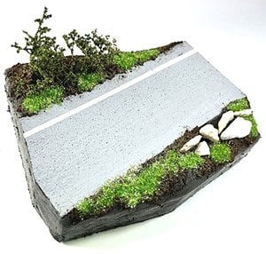 SGWMDL (Segawa Modeling) Diorama One Road Display Kit (Diorama Kit) (Model Train)