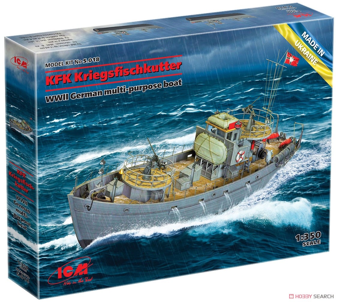 ICM KFK Kriegsfischkutter WWII German Multi-Purpose Boat gambar 2