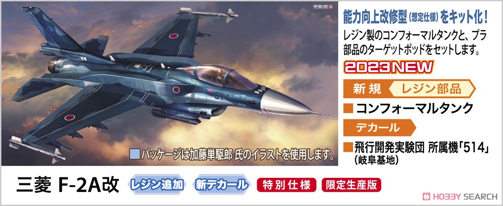 Hasegawa Mitsubishi F-2A Kai image 3
