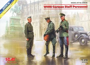 ICM WWII German Staff Personnel (Plastic model)
