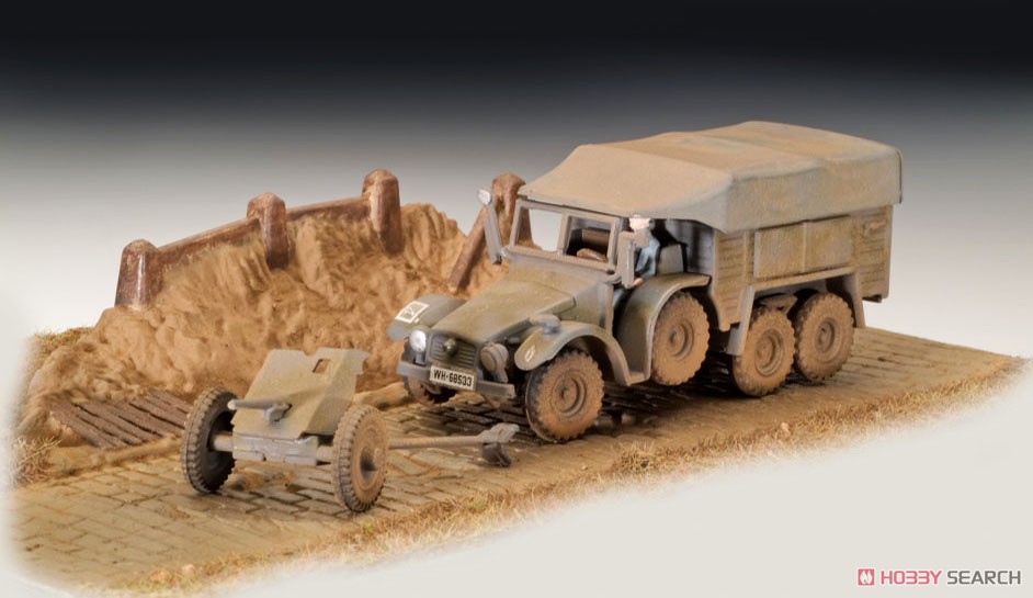 Revell (Germany) Krupp Protze KFZ 69 with 3,7cm Pak (Plastic model) Bild 3