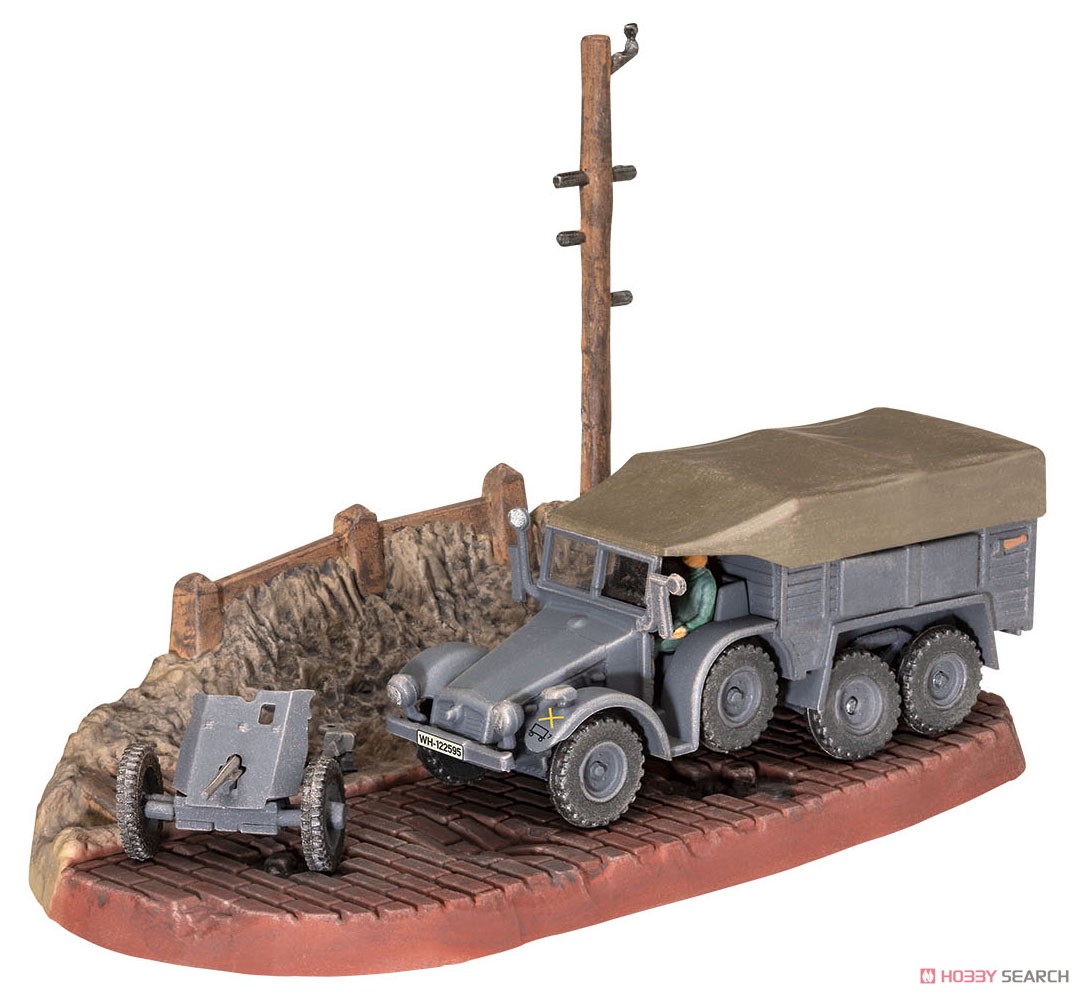 Revell (Germany) Krupp Protze KFZ 69 with 3,7cm Pak (Plastic model) Bild 4