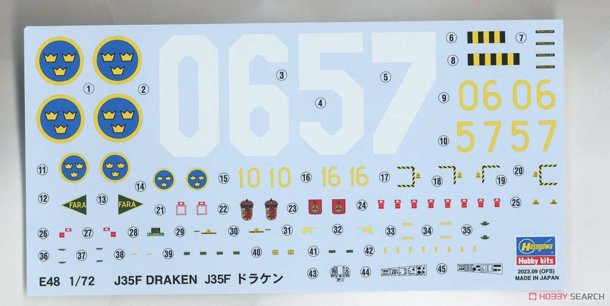 Hasegawa J35F Draken (Plastic model) image 6