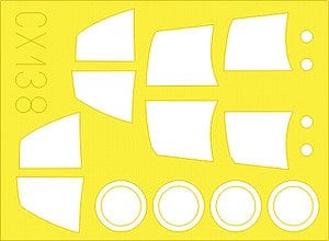 Eduard Masking Sheet for J35F Draken (for Hasegawa) (Plastic model)