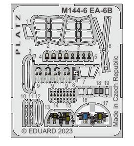 Platz Photo-Etched Parts for US Navy EA-6B Prowler (Plastic model)
