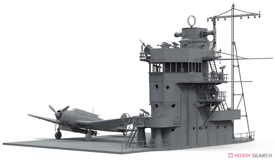 Border Model 日本海軍 空母 赤城 艦橋+飛行甲板 中島 B5N2 九七式艦上攻撃機付 画像 3