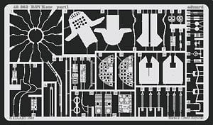 Eduard Photo Etched Parts for B5N2 Type97 Kate Model3 (for Hasegawa) (Plastic model) imagen 1