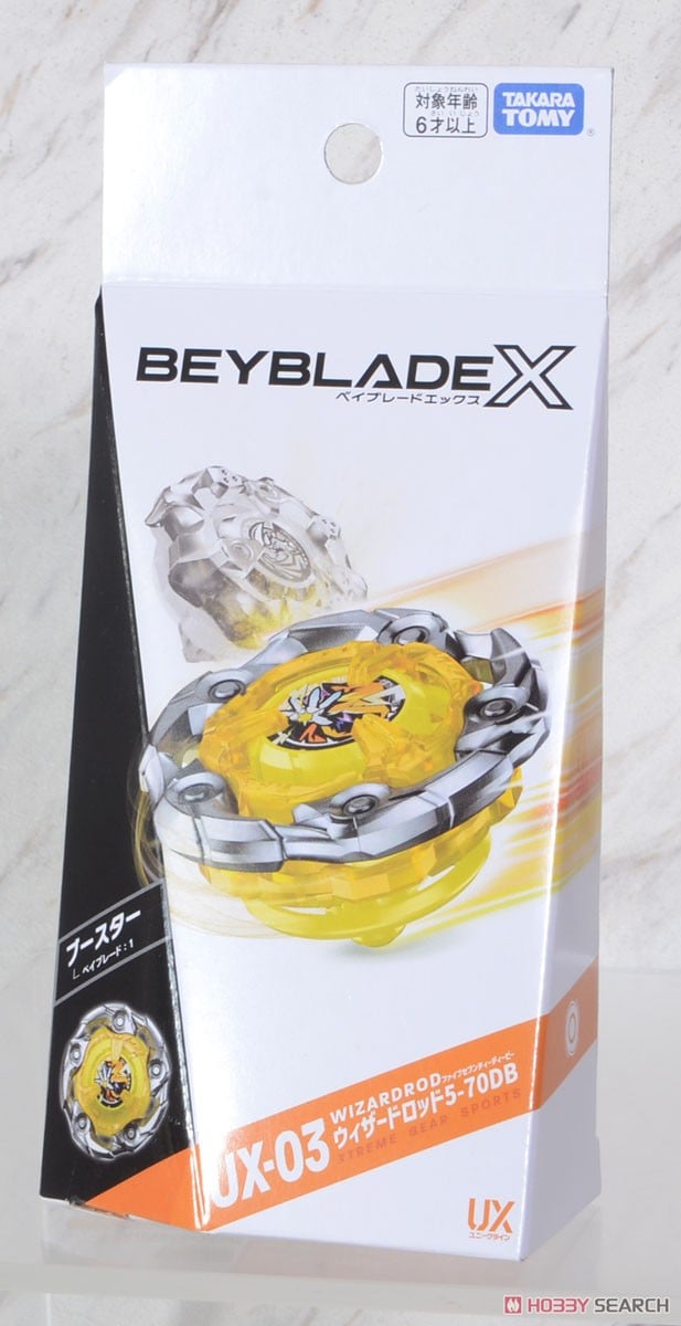 Tomy (TakaraTomy) Beyblade X UX-03 Booster Wizard Rod 5-70DB (Active Toy) imagen 4