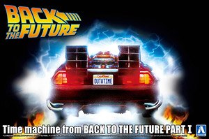 Aoshima Back to the Future Part I Time Machine (Model Car)