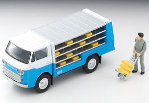 Tomytec TLV-210a Mazda E2000 Bottle Car (White / Light Blue) (Diecast Car)