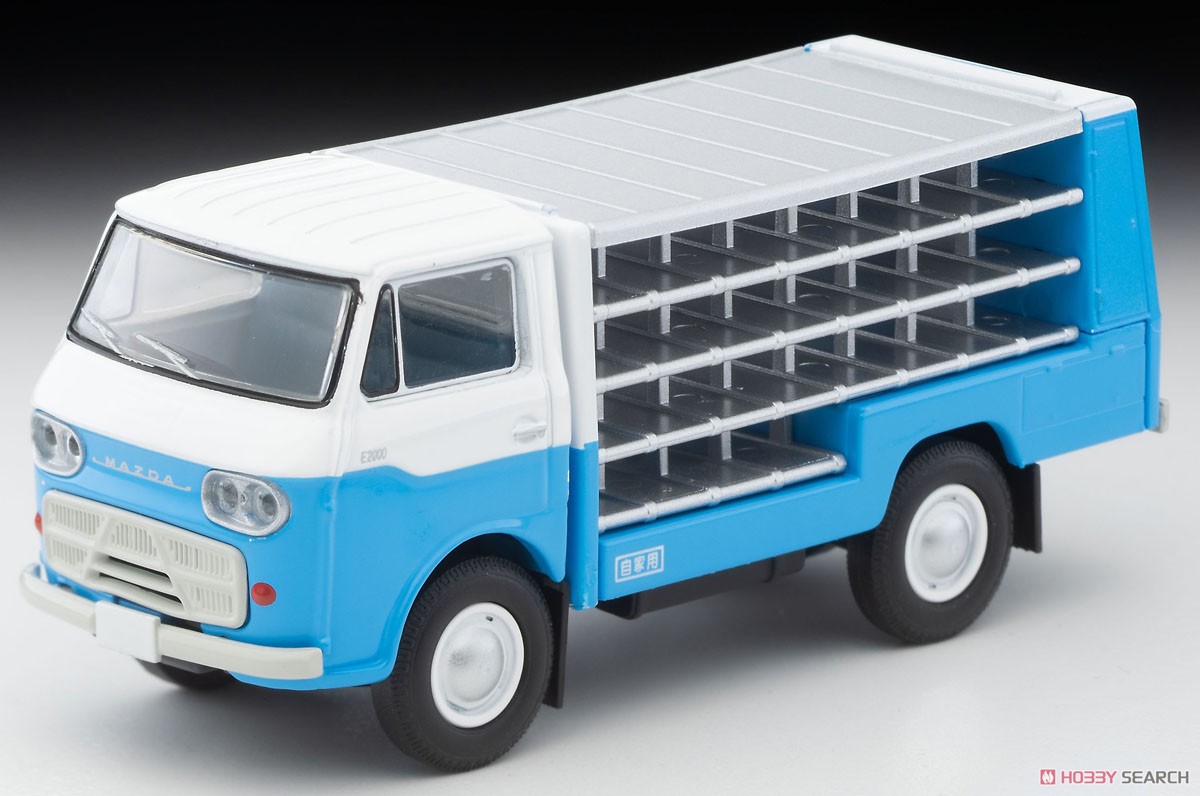 Tomytec TLV-210a Mazda E2000 Bottle Car (White / Light Blue) (Diecast Car) imagen 3