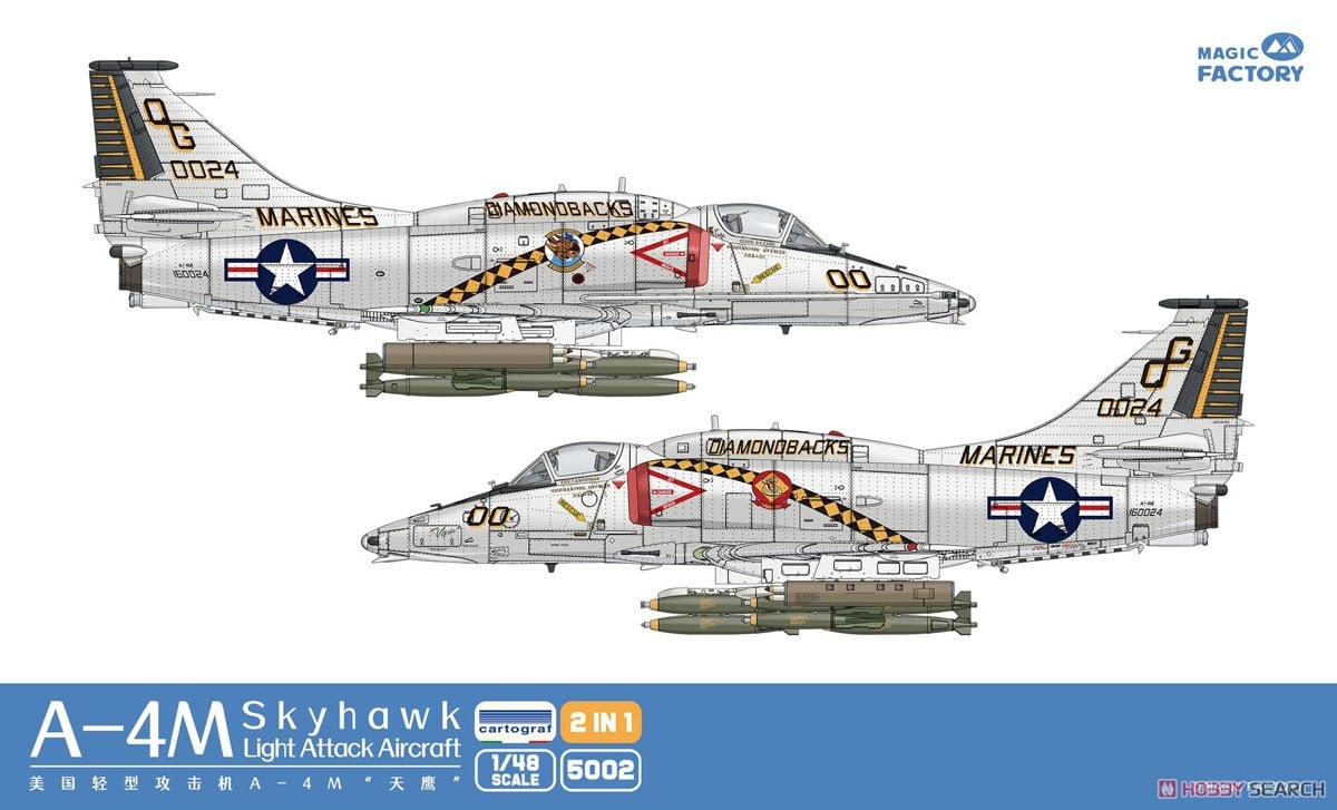 Magic Factory A-4M `Skyhawk` Light Attack Aircraft (Plastic model) hình ảnh 4