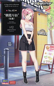 Hasegawa 12 Egg Girls Collection No.32 `Rio Asaka` (Casual Wear) (Plastic model)
