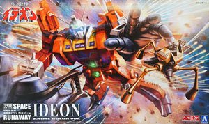 Aoshima Space Runaway Ideon Animation Color Ver. (Plastic model)