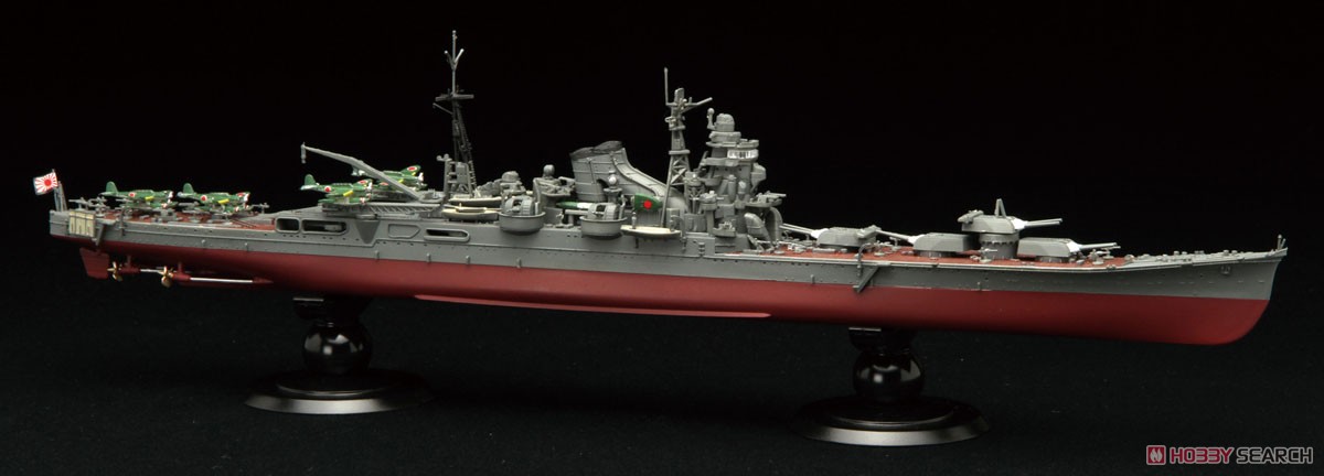 Fujimi Schwerer Kreuzer Chikuma der Kaiserlich Japanischen Marine Vollrumpfmodell (Fotoätzteilsatz) (Plastikmodell) Bild 3