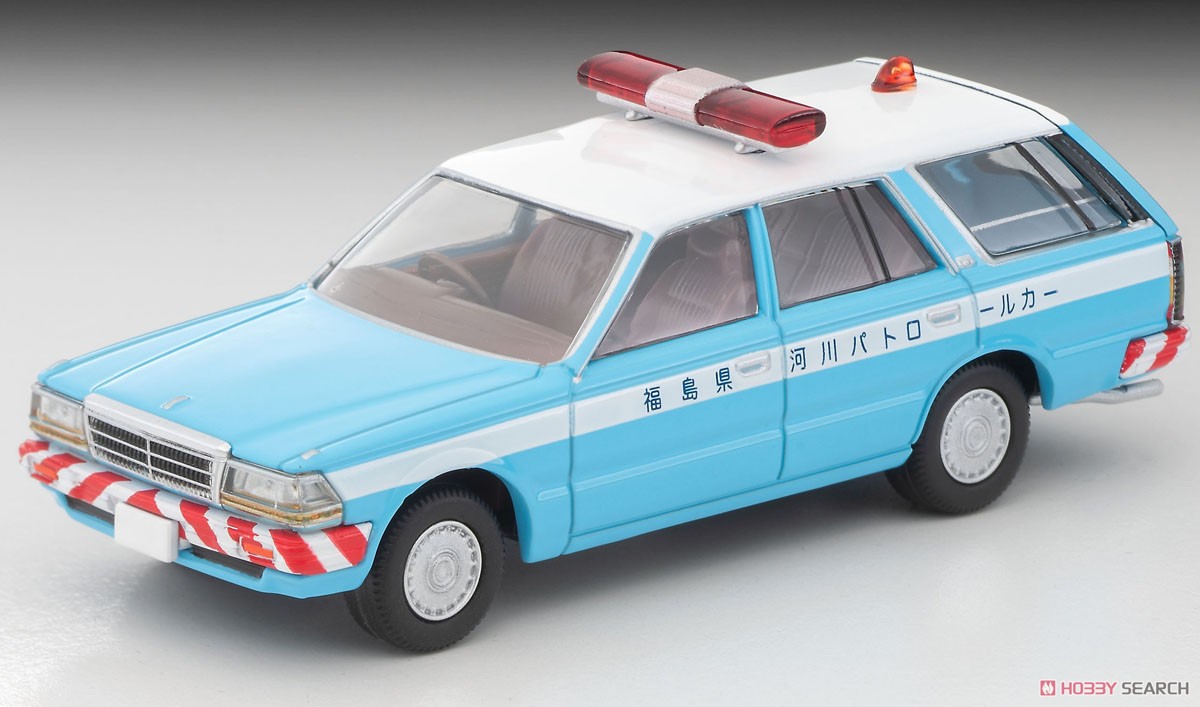 Tomytec TLV-N332a Nissan Gloria Van River Patrol Car (Diecast Car) image 2
