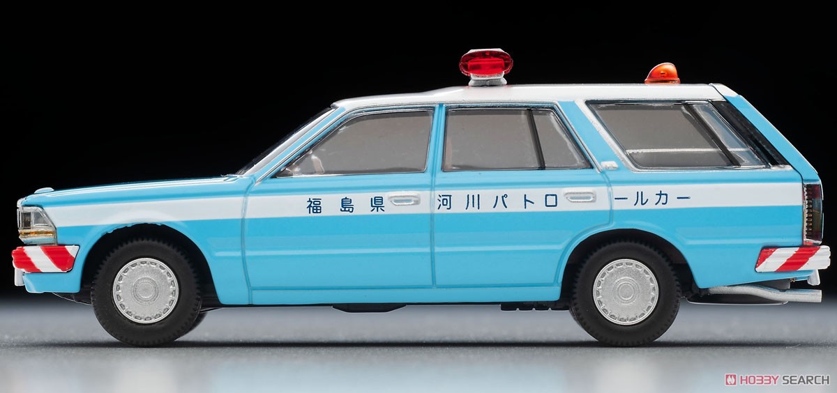 Tomytec TLV-N332a Nissan Gloria Van River Patrol Car (Diecast Car) image 4
