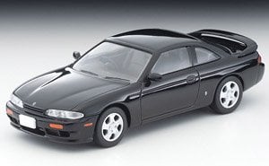 Tomytec TLV-N333a Nissan Silvia Q`s Aero 1995 (Black) (Diecast Car)