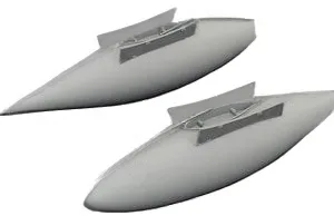 Eduard P-51D 165gal fuel tanks PRINT (for Eduard) (Plastic model) image 1