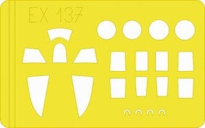 Eduard Masking Sheet for N1K1-J Shiden Type11 (for Hasegawa) (Plastic model)