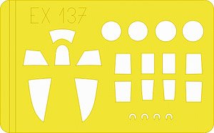 Eduard Masking Sheet for N1K1-J Shiden Type11 (for Hasegawa) (Plastic model) Bild 1