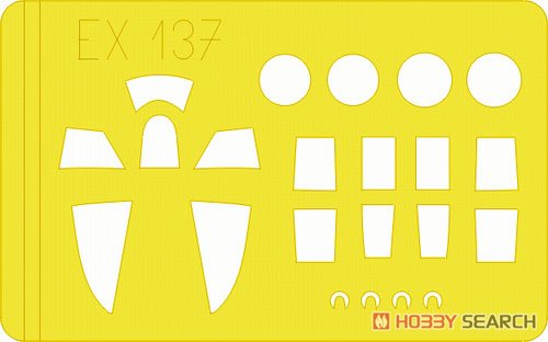 Eduard Masking Sheet for N1K1-J Shiden Type11 (for Hasegawa) (Plastic model) Bild 2