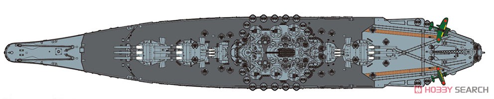 Fujimi 日本海軍 戦艦 大和 (黒甲板) エッチングパーツ付 (プラモデル) 画像 4