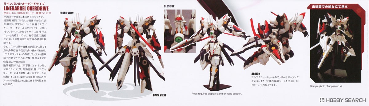 Kotobukiya Linebarrel Over Drive (Plastic model) gambar 3