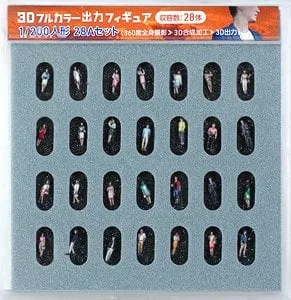 TTC (Takeda Mokei) 3D Full Color Output Figure 1/200 28A Set (28 Pieces) (Model Train) image 1