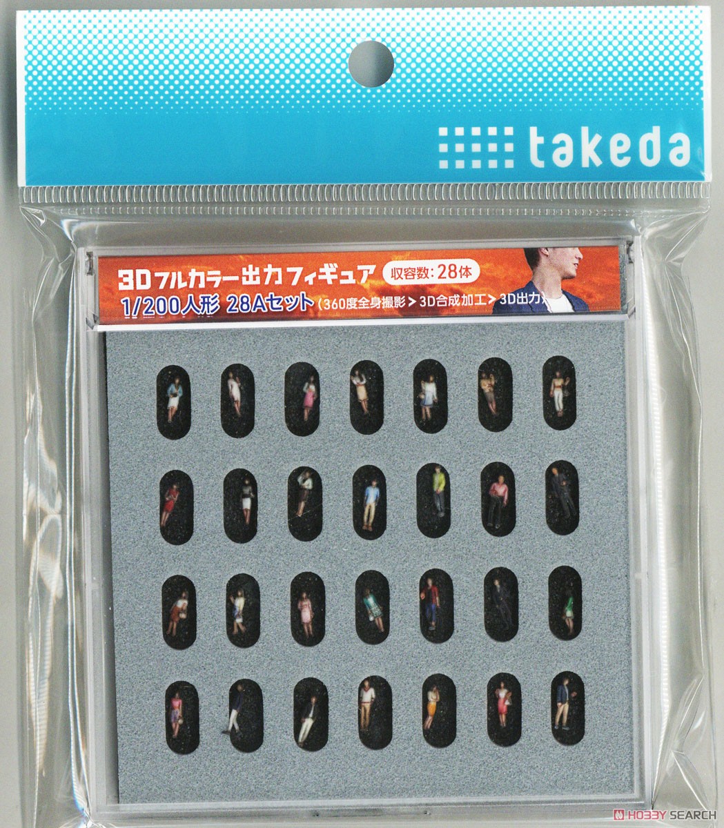 TTC (Takeda Mokei) 3D Full Color Output Figure 1/200 28A Set (28 Pieces) (Model Train) image 5