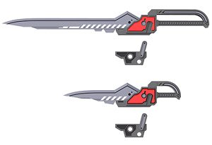 Kotobukiya Weapon Unit 51 Customize Blade Set 01 (Plastic model)