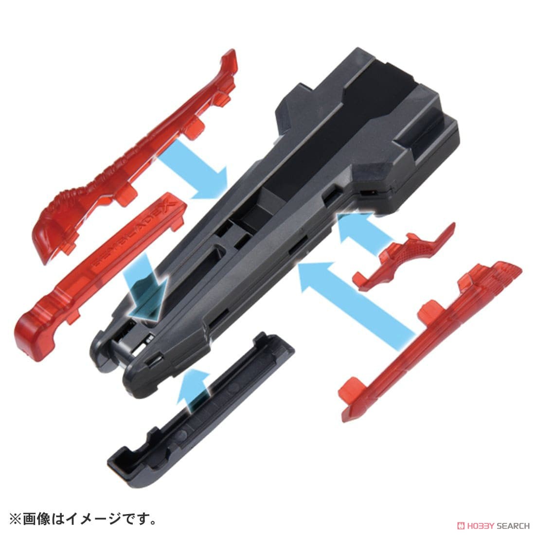 Tomy (TakaraTomy) Beyblade X BX-41 Rubber custom grip Gunmetal Ver. (Active Toy) imagen 3