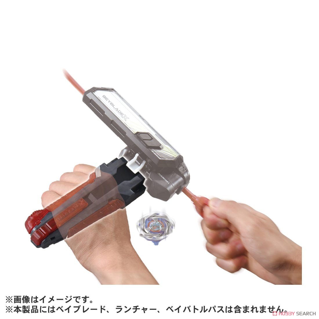 Tomy (TakaraTomy) Beyblade X BX-41 Rubber custom grip Gunmetal Ver. (Active Toy) imagen 4