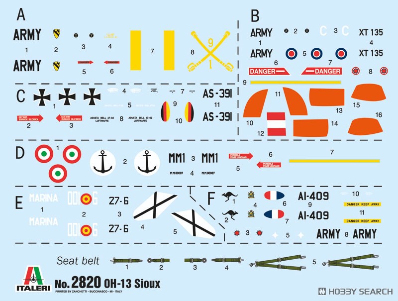 Italeri OH-13 Sioux (Plastic model) imagen 5