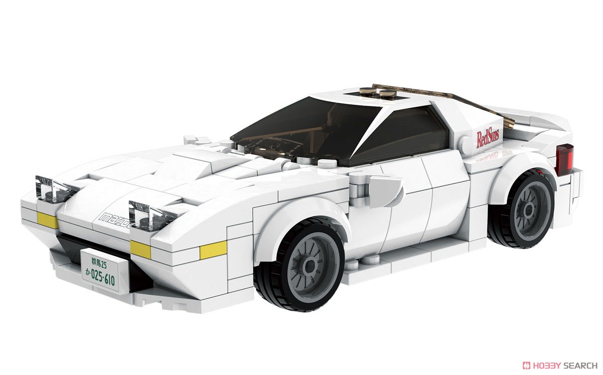 Doyusha [Initial D] Block Kit Ryosuke Takahashi RX-7 FC3S (Block Toy) 画像 2
