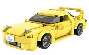 Doyusha [Initial D] Block Kit Keisuke Takahashi RX-7 FD3S (Block Toy) 画像 1