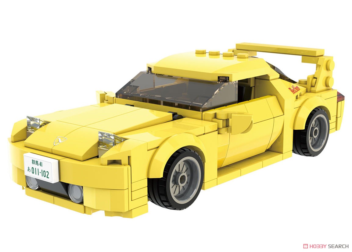 Doyusha [Initial D] Block Kit Keisuke Takahashi RX-7 FD3S (Block Toy) 画像 2