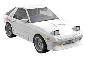 Doyusha [Initial D] Real body kit Takahashi RX-7 FC3S (Block Toy)