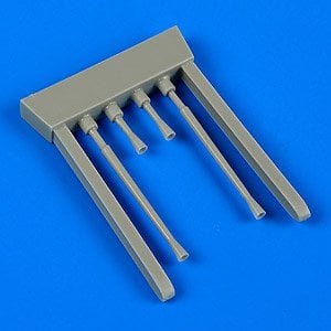 Quick Boost J2M3 Raiden gun barrels (for Hasegawa) (Plastic model) image 1