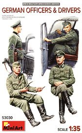 Mini Art German Officers &amp; Drivers (Set of 4) (Plastic model) gambar 1