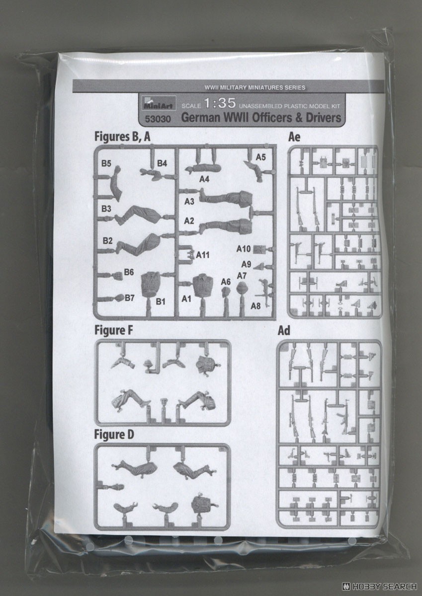 Mini Art German Officers &amp; Drivers (Set of 4) (Plastic model) gambar 8
