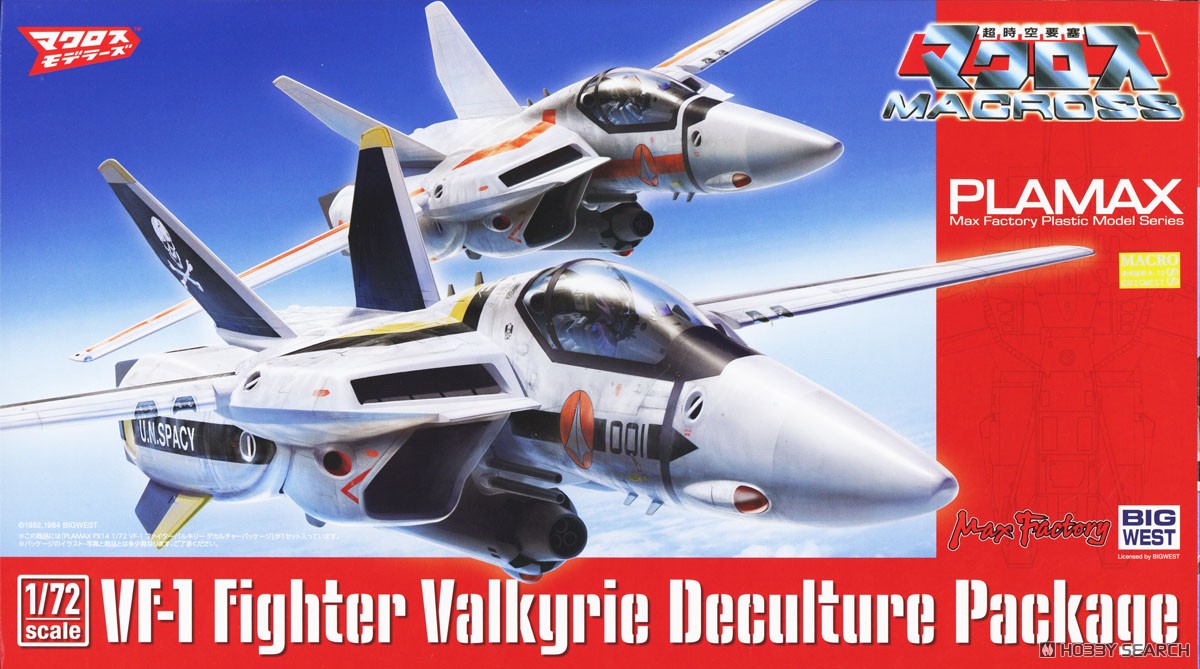 Max Factory PLAMAX PX14 1/72 VF-1 Fighter Valkyrie Deculture Package (Plastic model) image 2