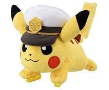 Tomy (TakaraTomy) Pokemon Plush Captain Pikachu รูปภาพ 1