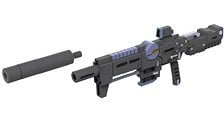 Kotobukiya Weapon Unit 53 STRIDE RIFLE ZERO (Plastic model) gambar 1