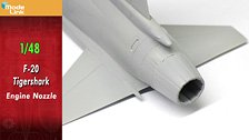 Modelink F-20 Tigershark F404 Engine Nozzles (Plastic model)