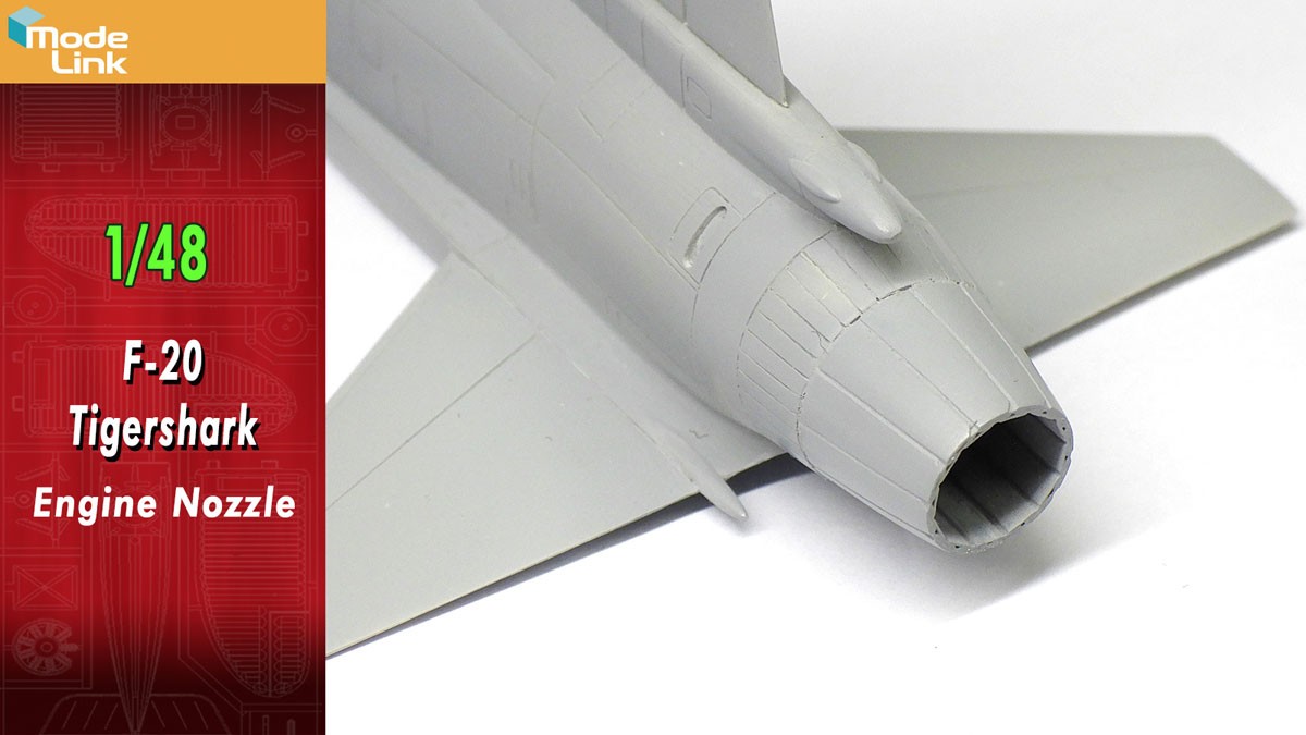 Modelink F-20 Tigershark F404 Engine Nozzles (Plastic model) Bild 2