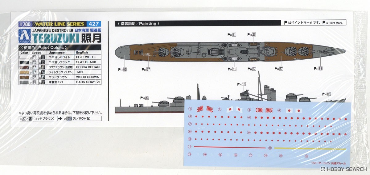 Aoshima IJN Destroyer Teruzuki (Plastic model) Bild 5