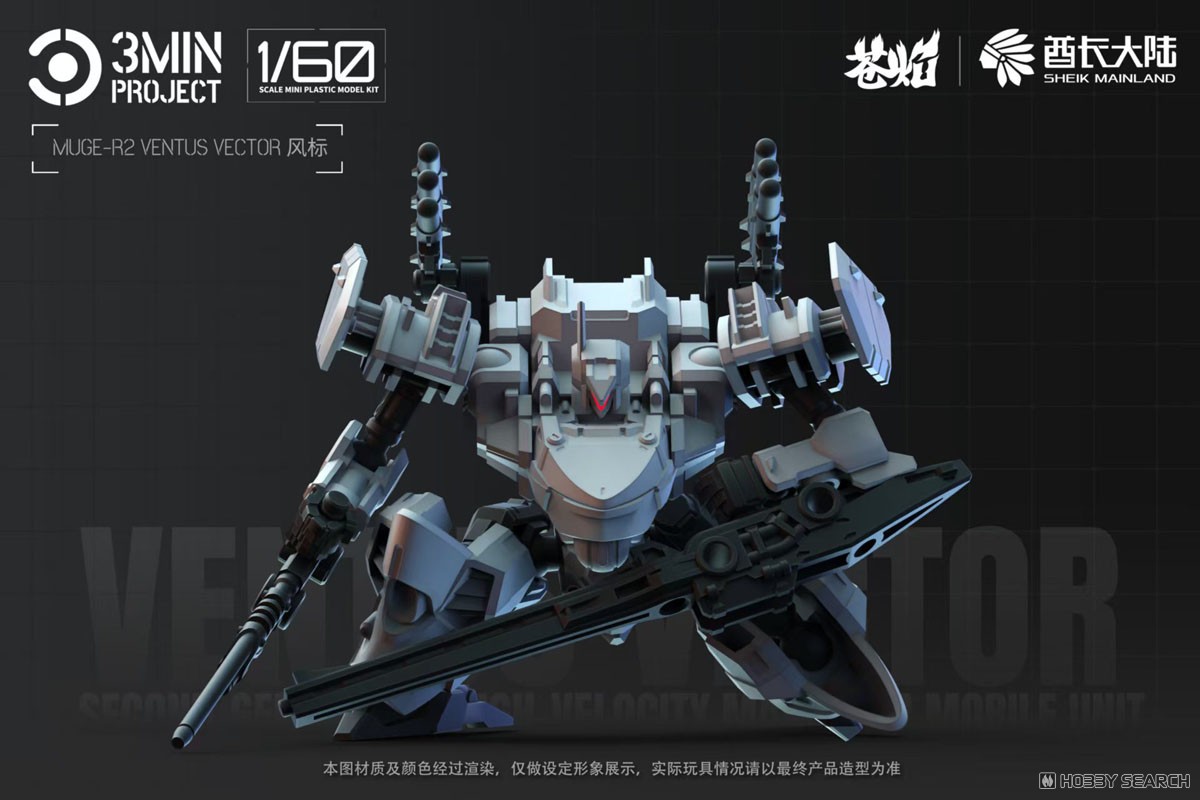 SHEIK MAINLAND 3 min Project Series MUGE-R2 VENTUS VECTOR (Plastic model) รูปภาพ 7