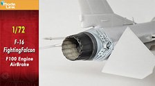 Modelink F-16 Fighting Falcon F100 Engine &amp; Air Brake (Plastic model)