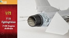 Modelink F-16 Fighting Falcon F100 Engine &amp; Air Brake (Plastic model) imagen 1